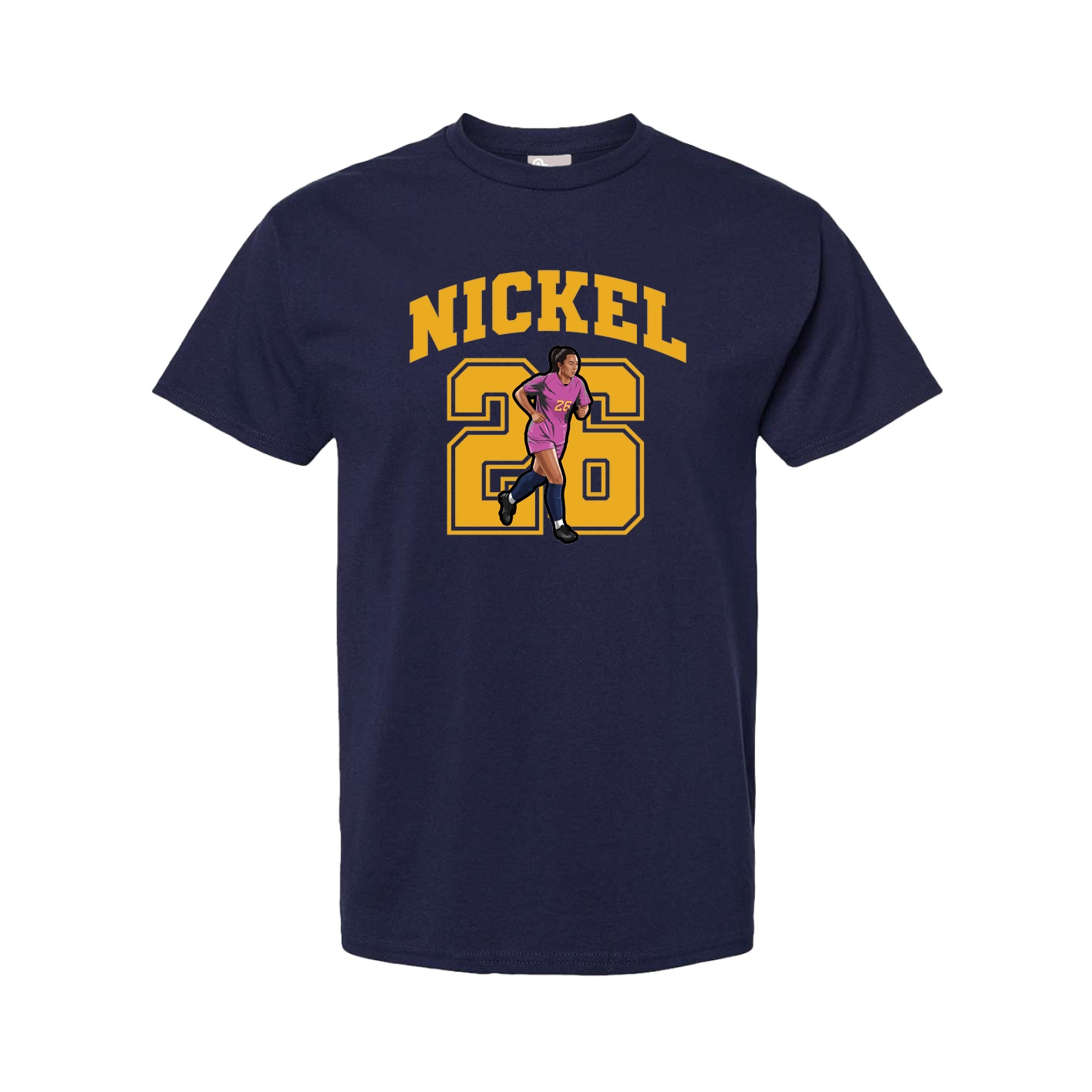 Tee — Number in Navy