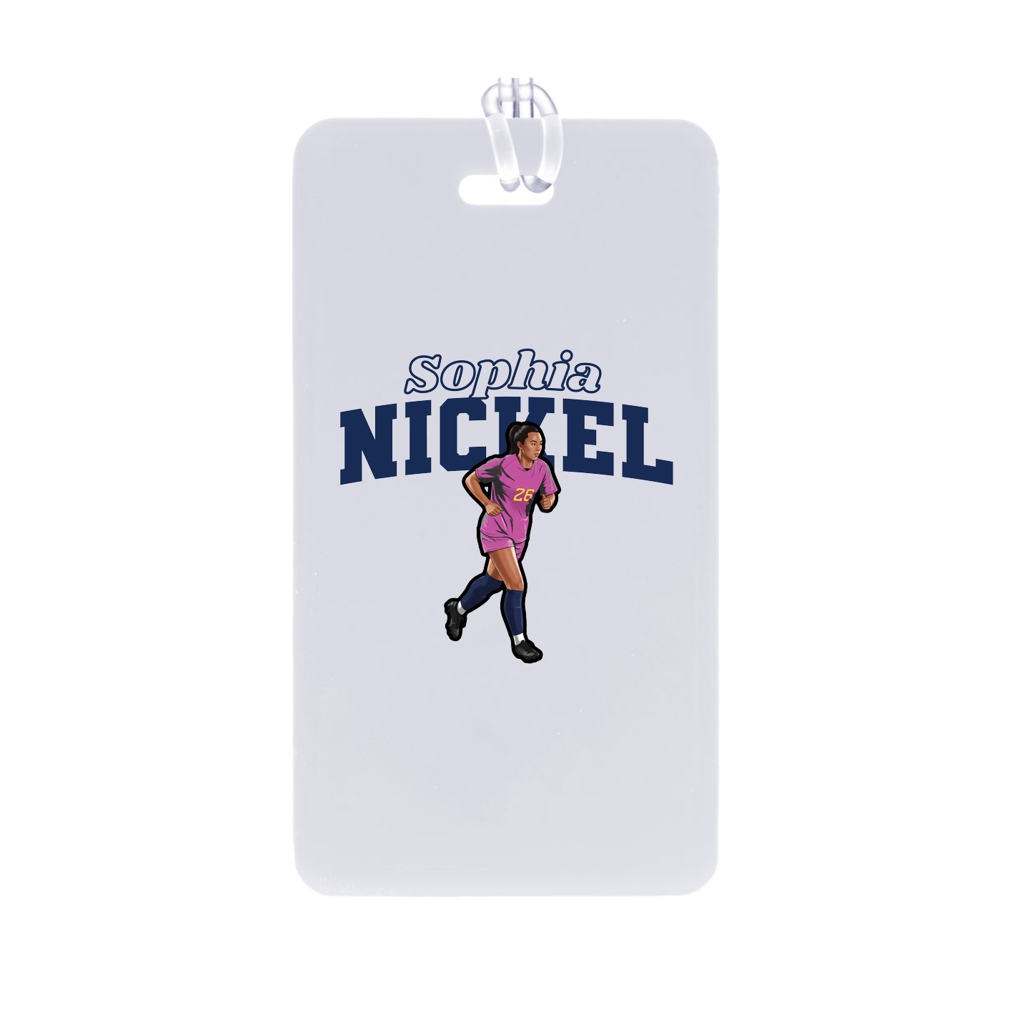 Bag Tag — Name Arch in Classic