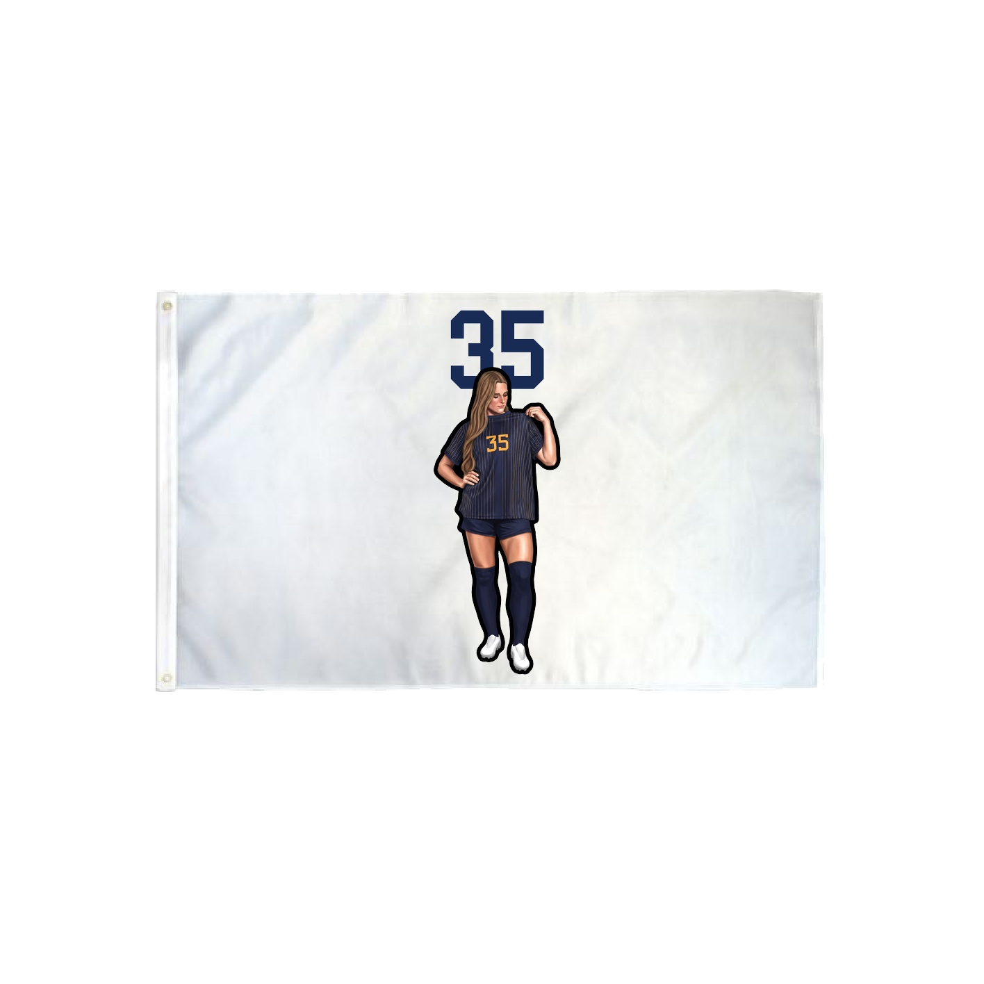 3x5 Flag — Number Top in Classic