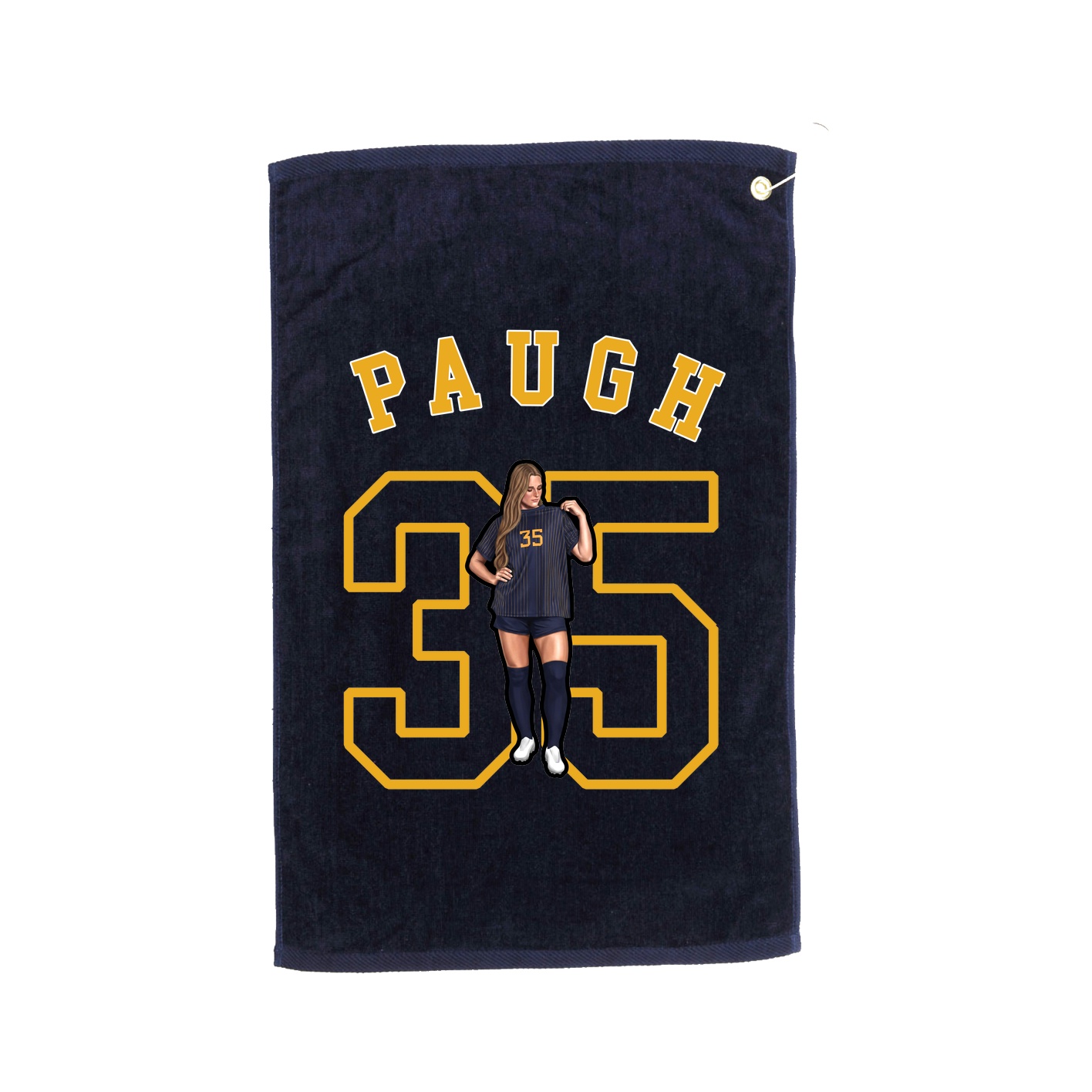 Golf Towel — Shirsey Arch in Navy