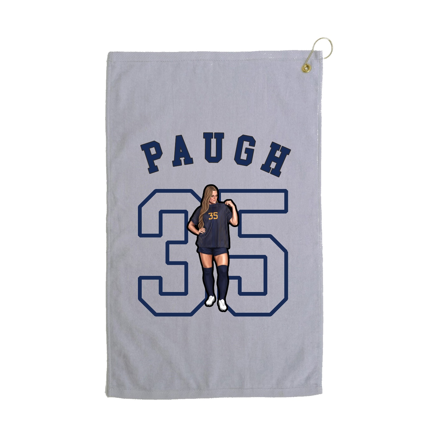 Golf Towel — Shirsey Arch in Grey