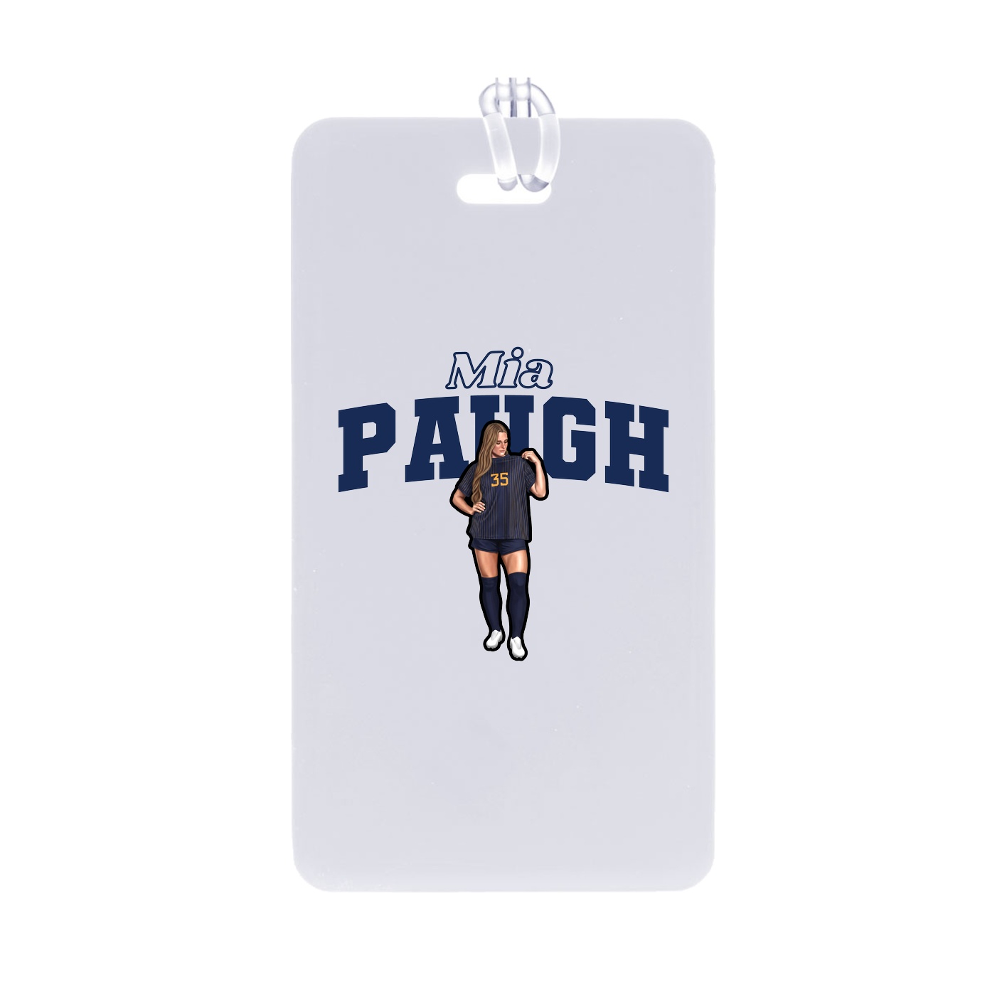 Bag Tag — Name Arch in Classic