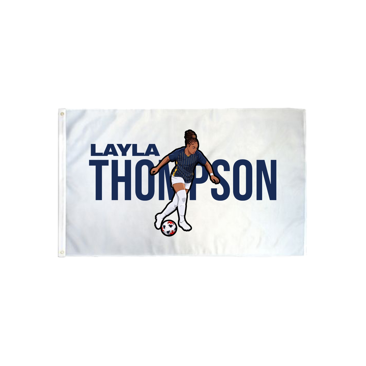 3x5 Flag — Player Name in Classic