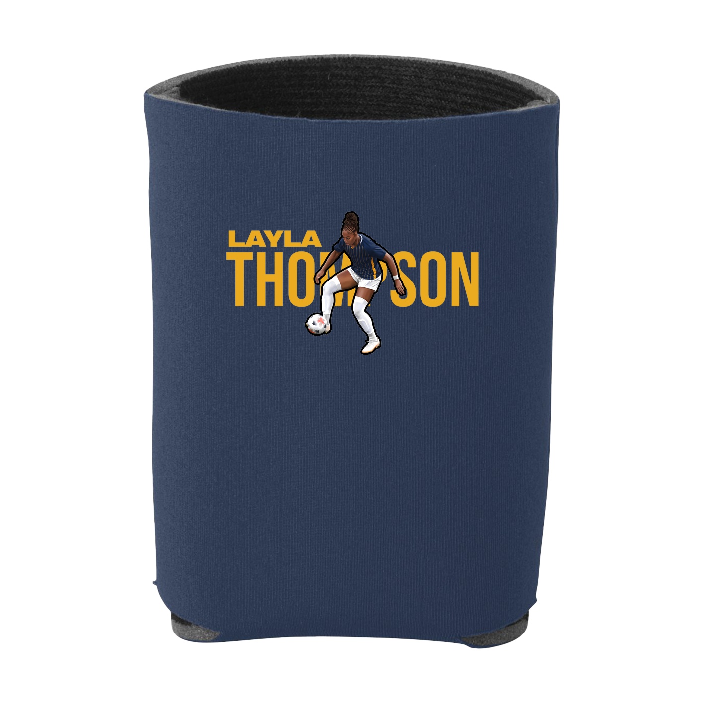 Can Holder — Player Name in Navy