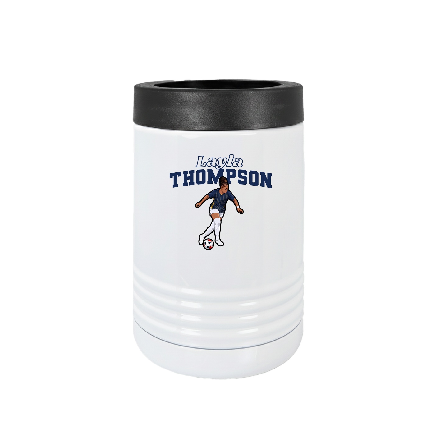 Beverage Holder — Name Arch in White