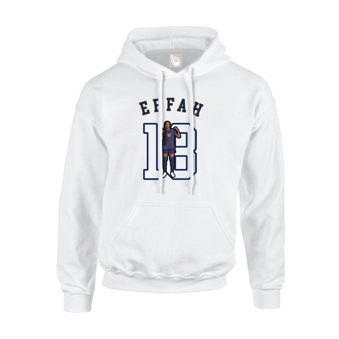 Youth Hoodie — Shirsey Arch in White