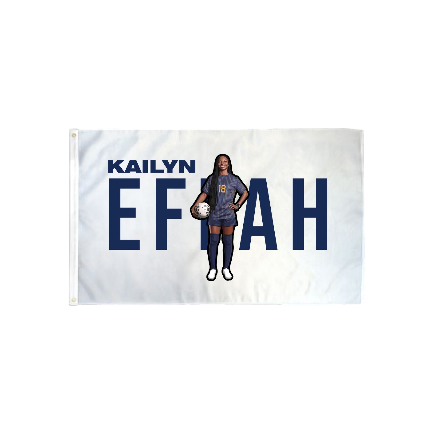 3x5 Flag — Player Name in Classic