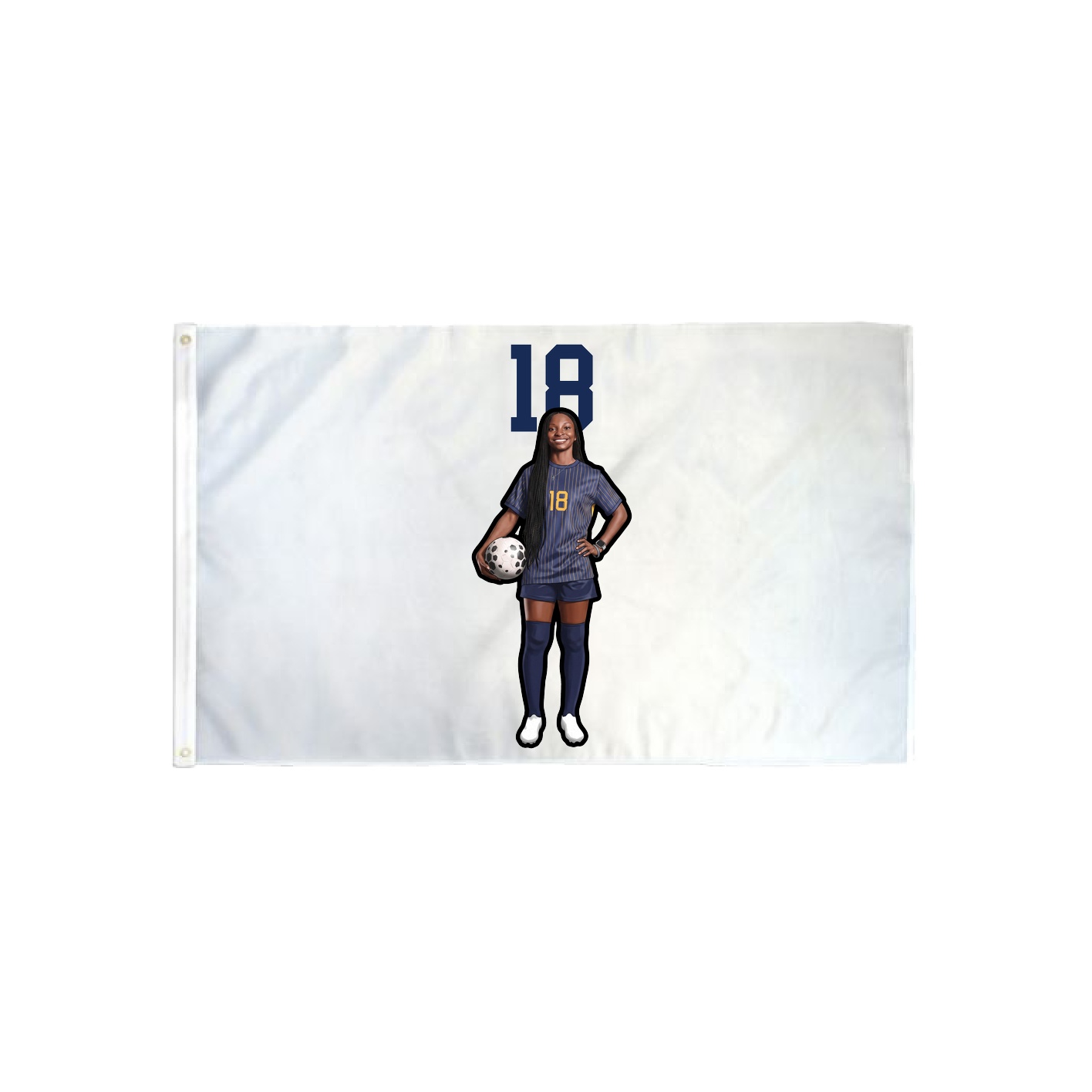 3x5 Flag — Number Top in Classic