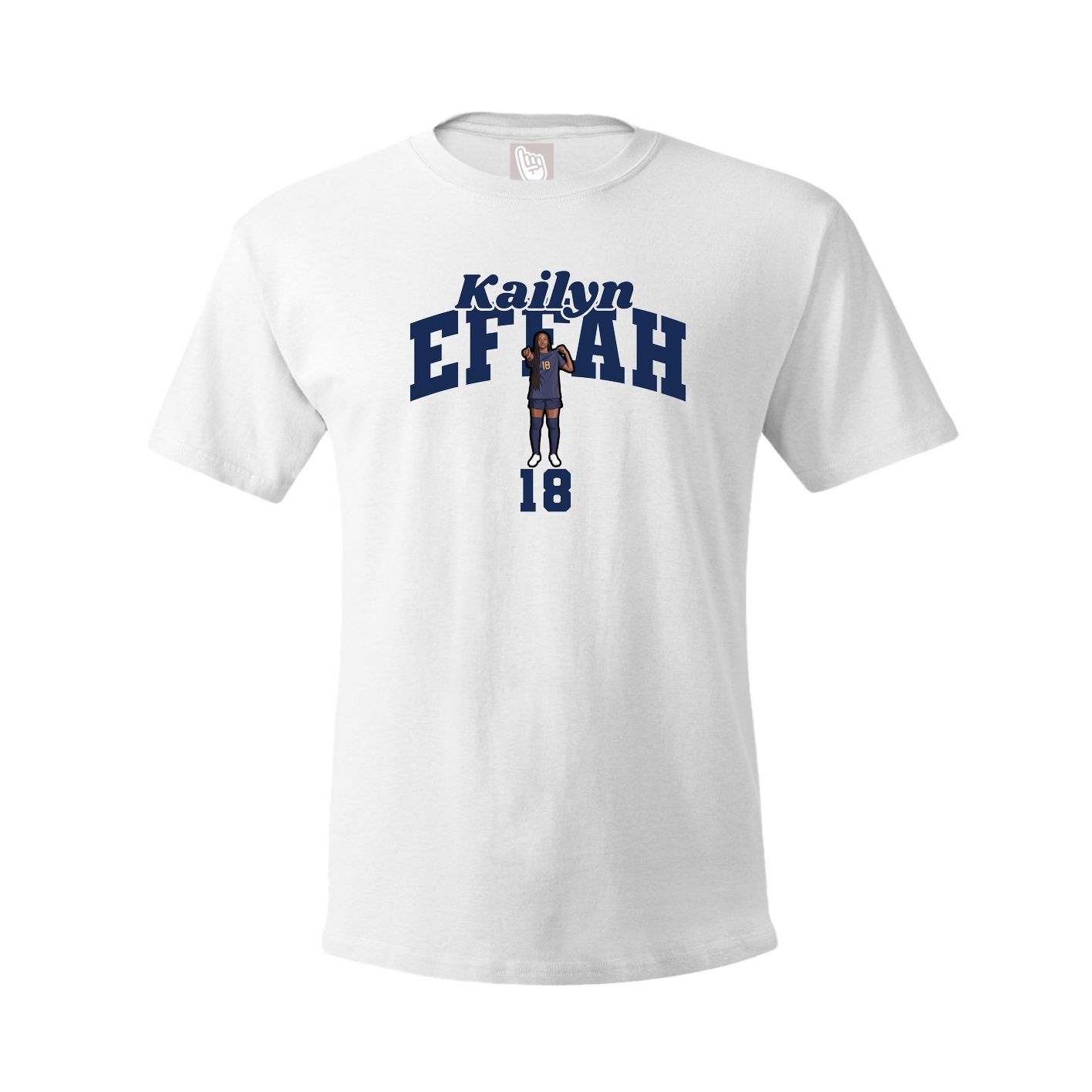 Youth Tee — Signature Arch in White