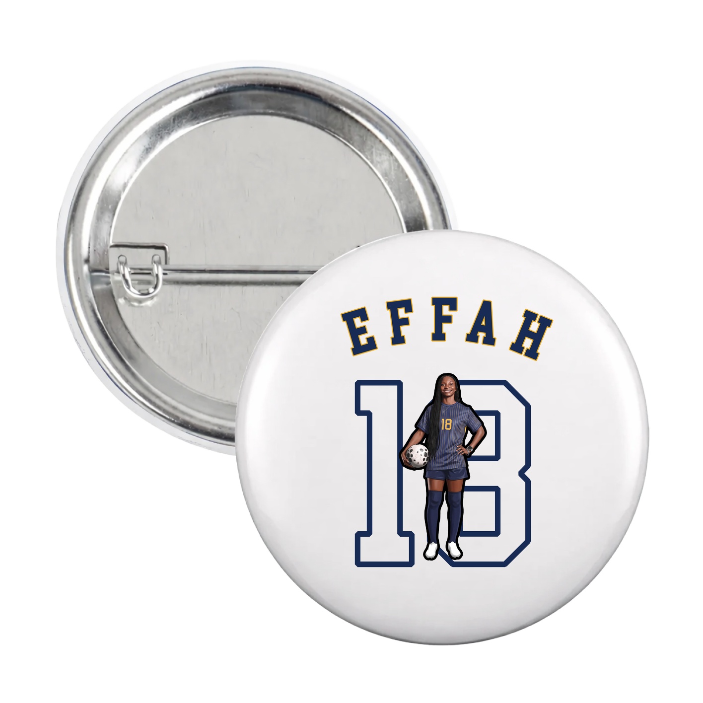 Game Day Button — Shirsey Arch in White