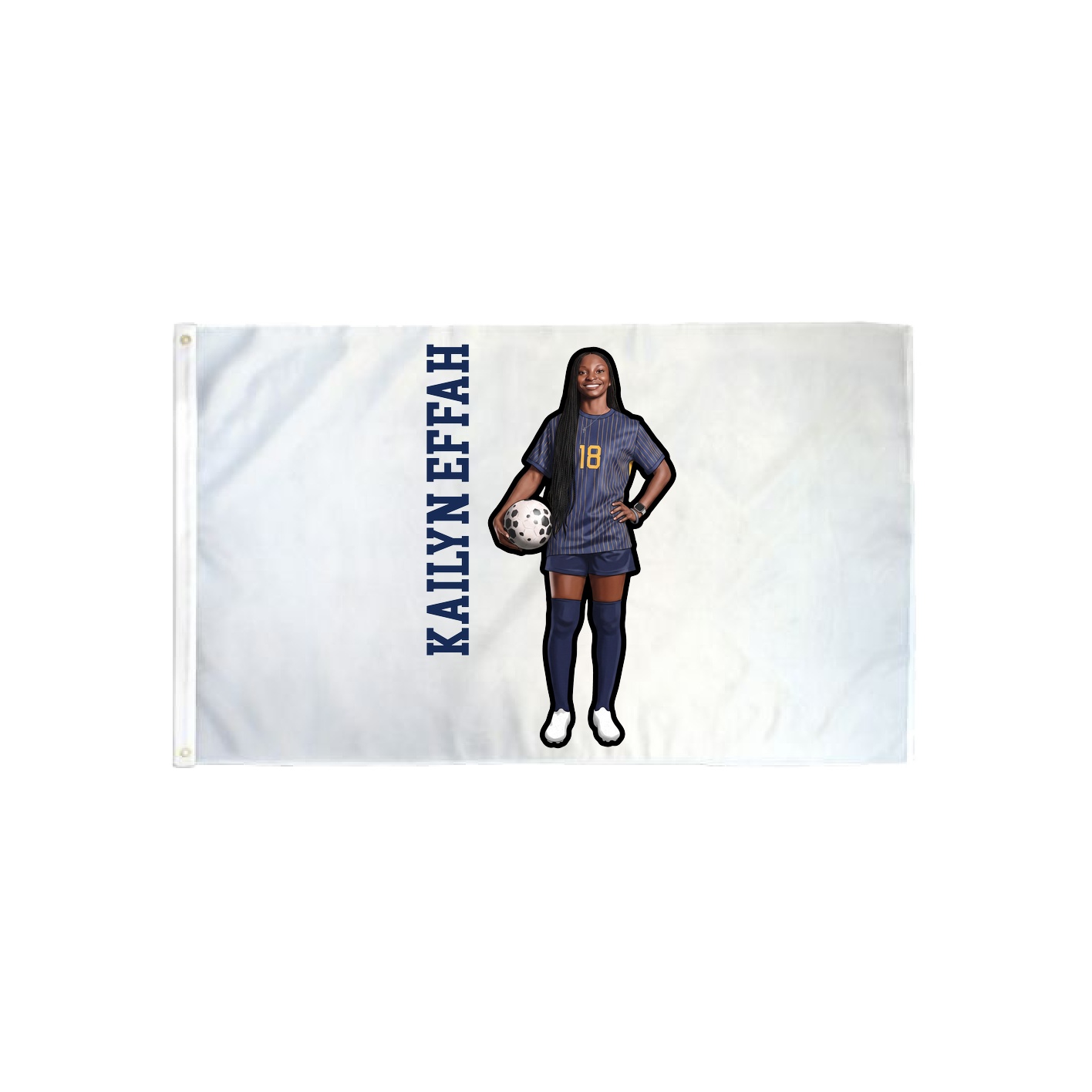 3x5 Flag — Name Vertical in Classic