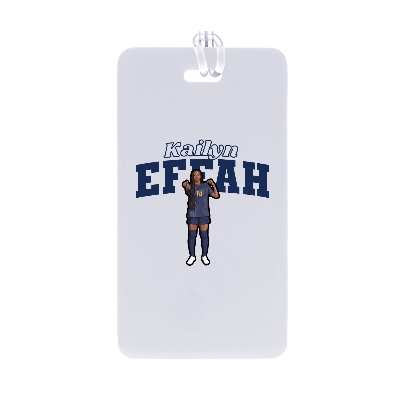 Bag Tag — Name Arch in Classic