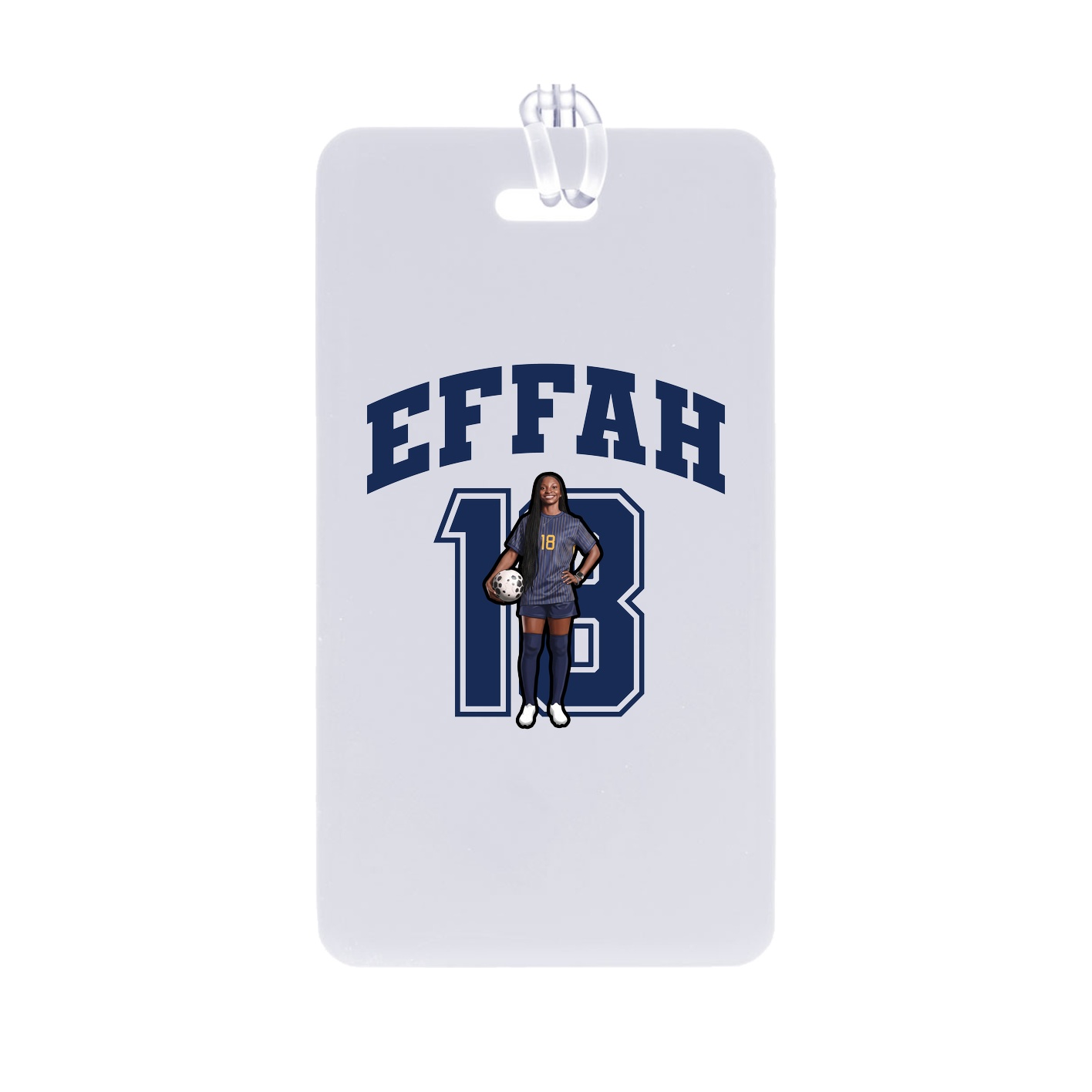 Bag Tag — Number in Classic