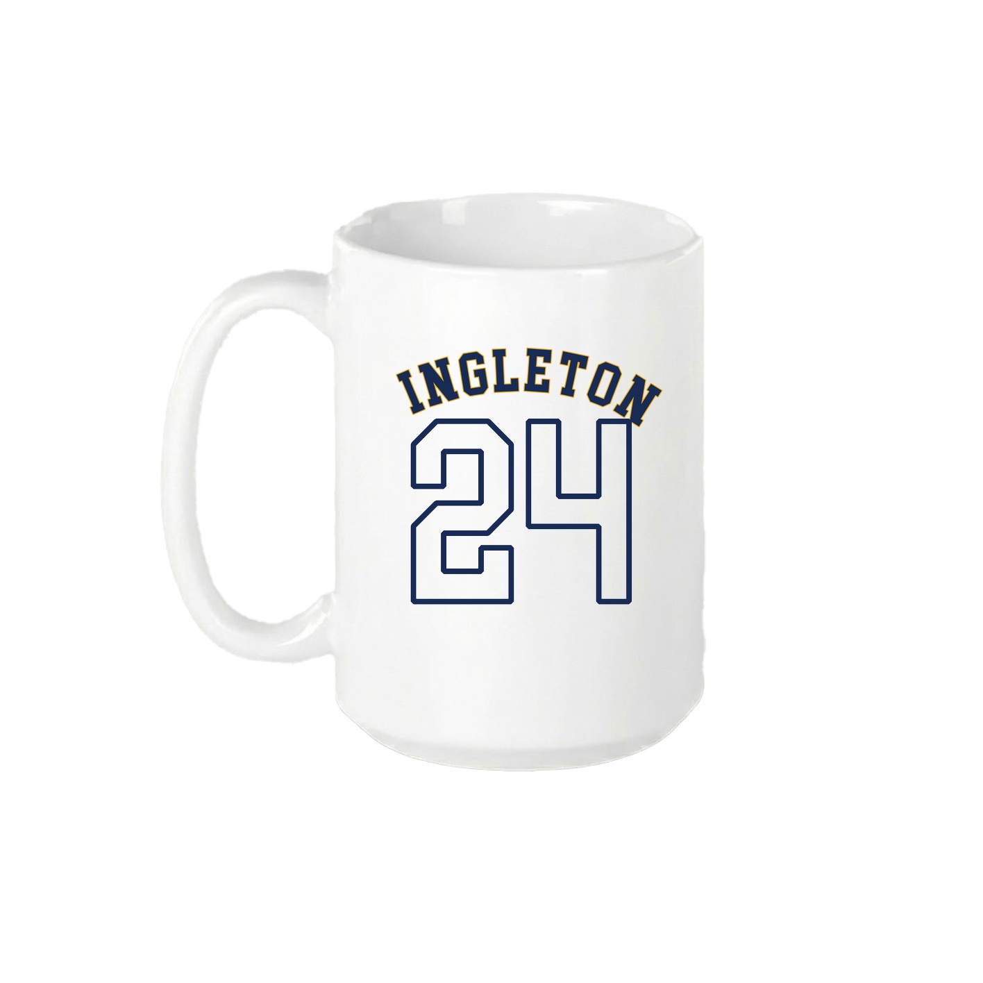15oz Coffee Mug — Shirsey Arch in White