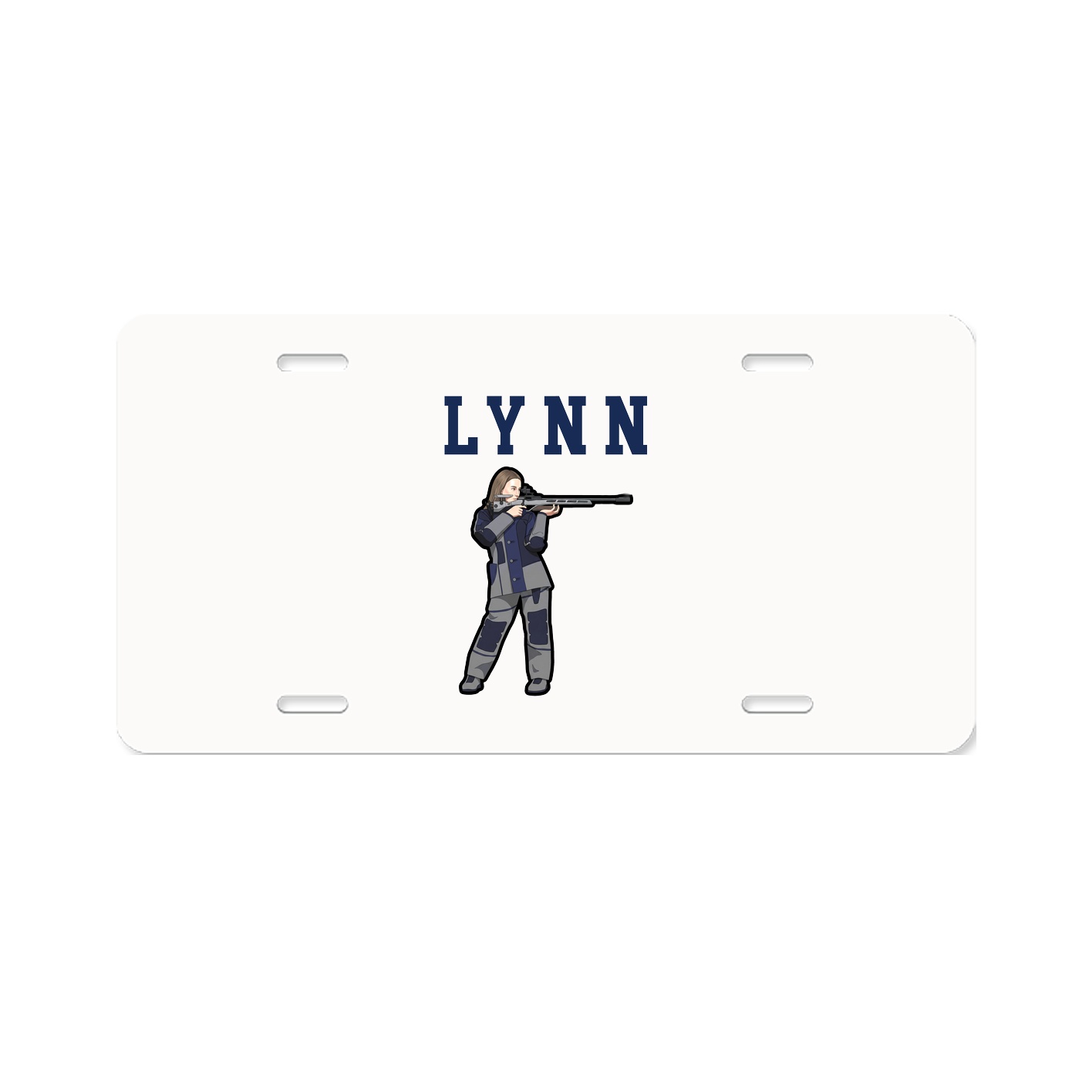 License Plate — Shirsey in Classic