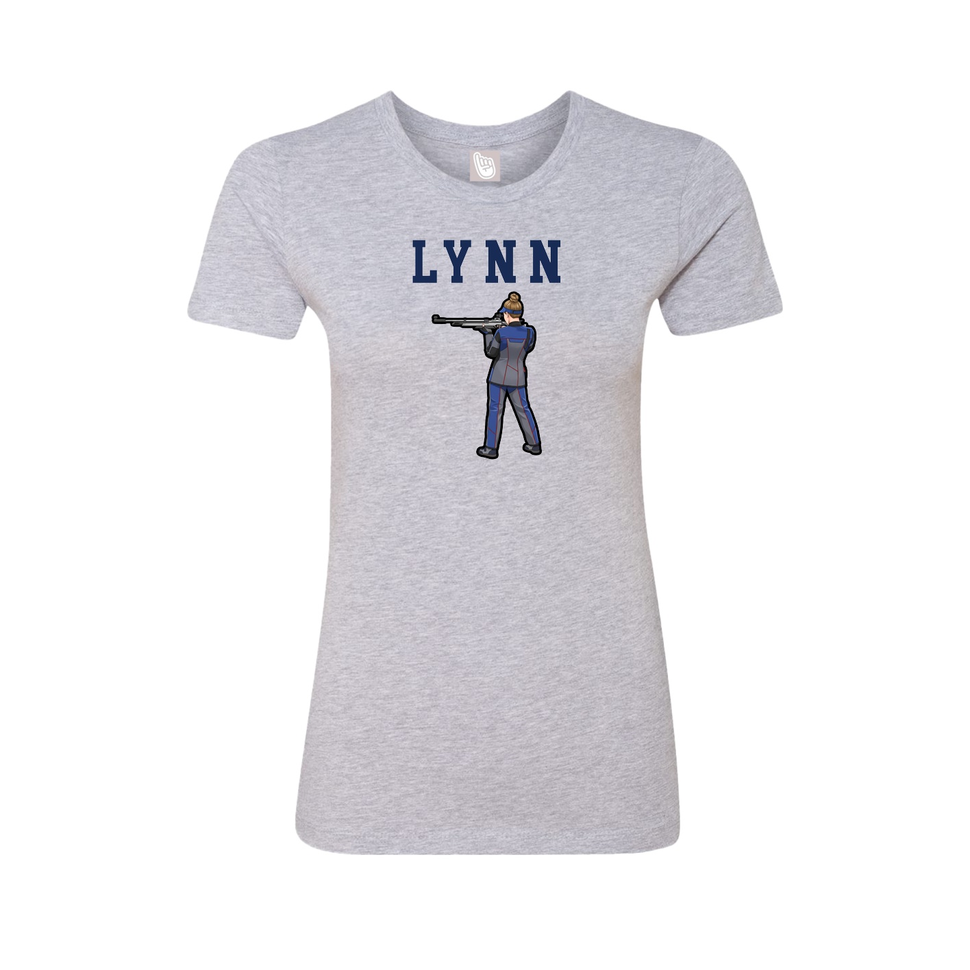 Fitted Women's Tee — Shirsey in Grey