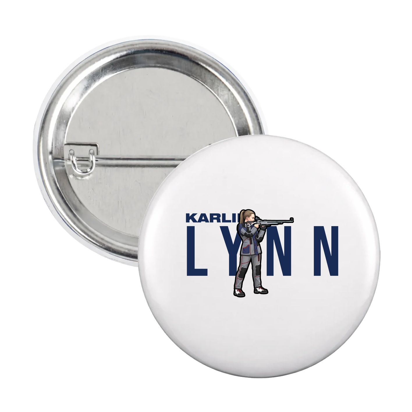 Game Day Button — Player Name in White