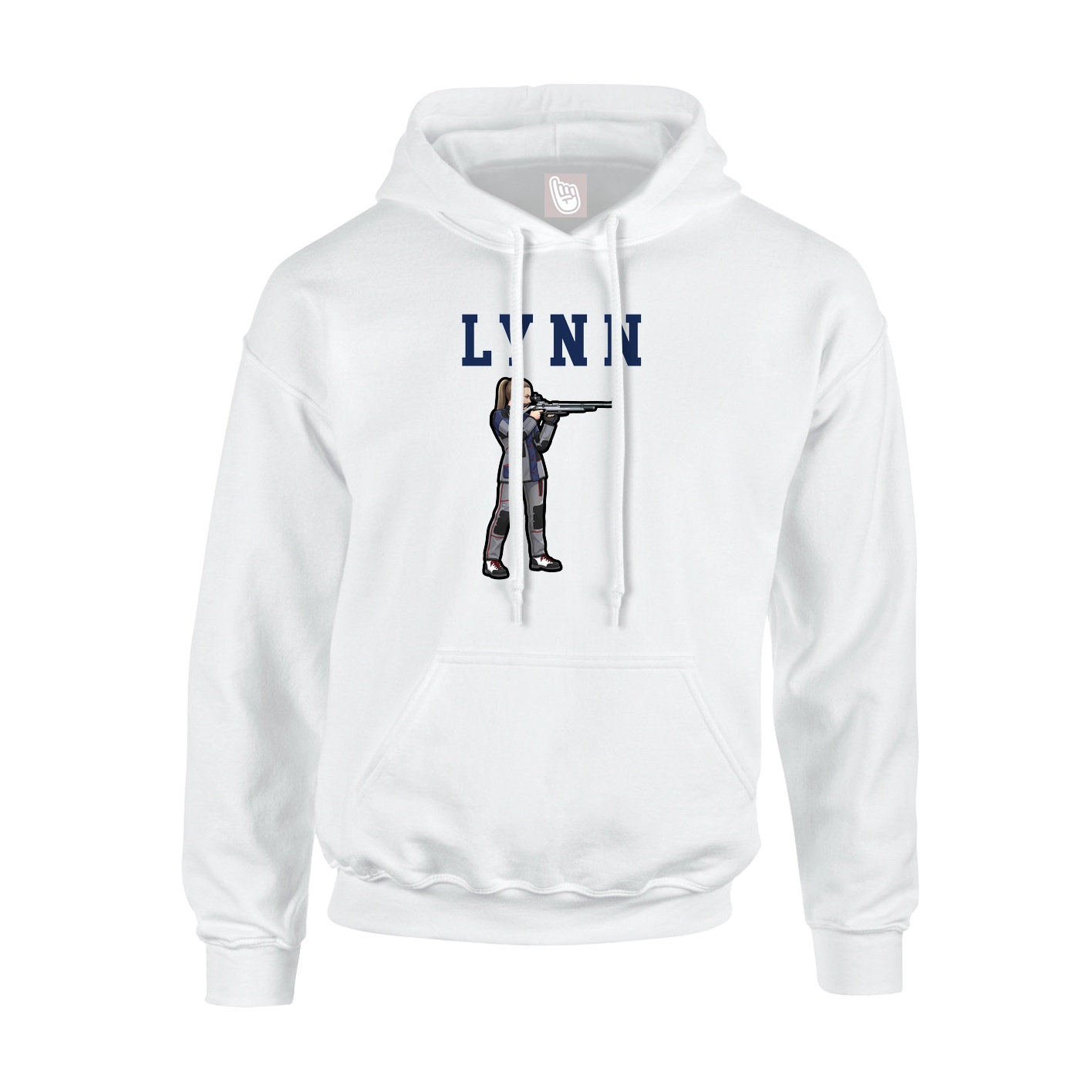 Hoodie — Shirsey in White