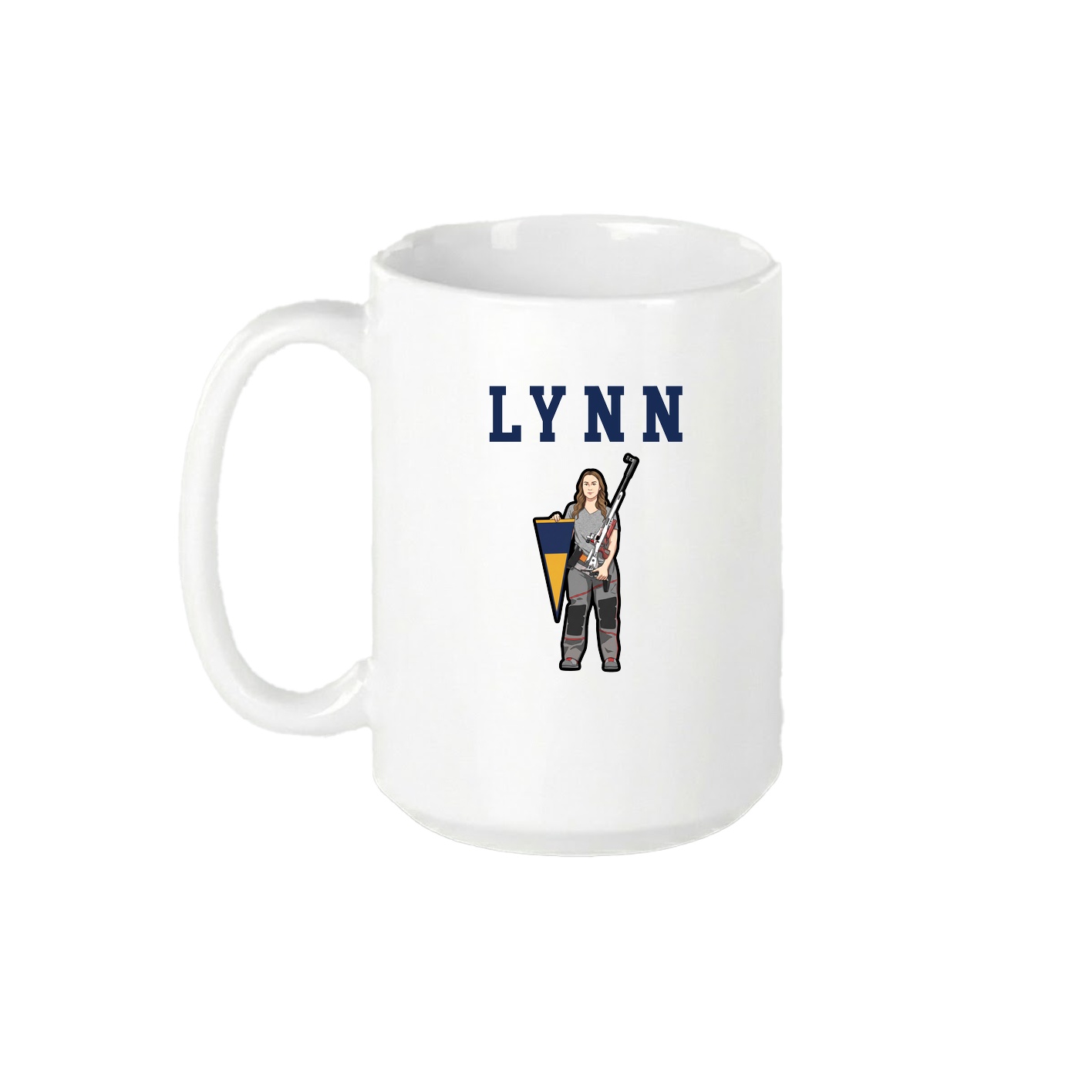 15oz Coffee Mug — Shirsey in White