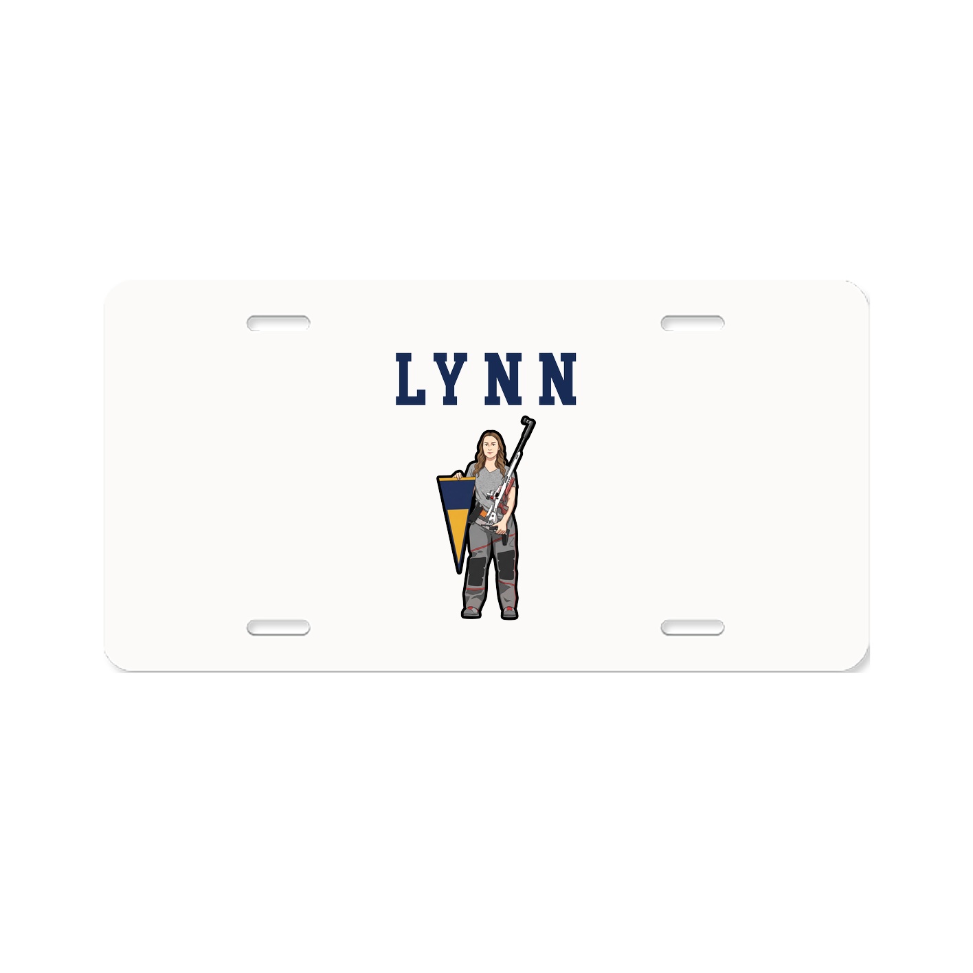 License Plate — Shirsey in Classic