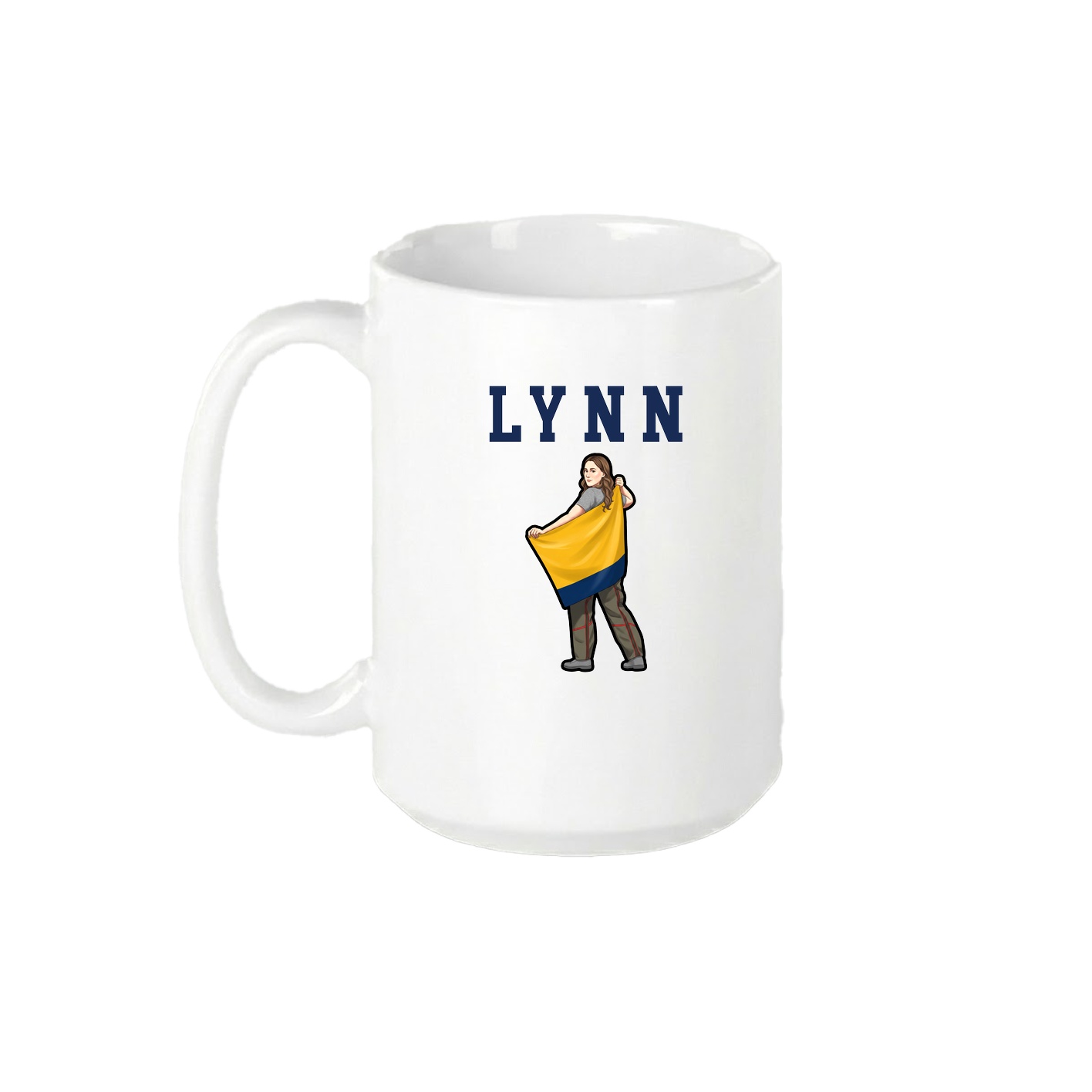 15oz Coffee Mug — Shirsey in White