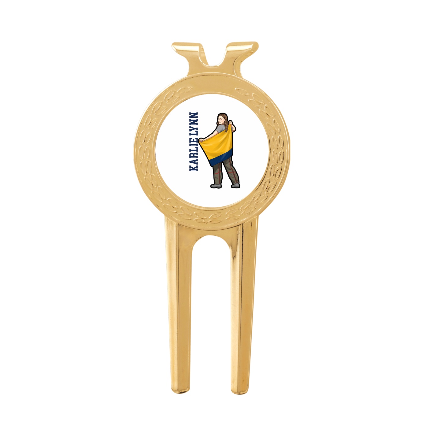 Divot Tool with Ball Marker — Name Vertical in Classic