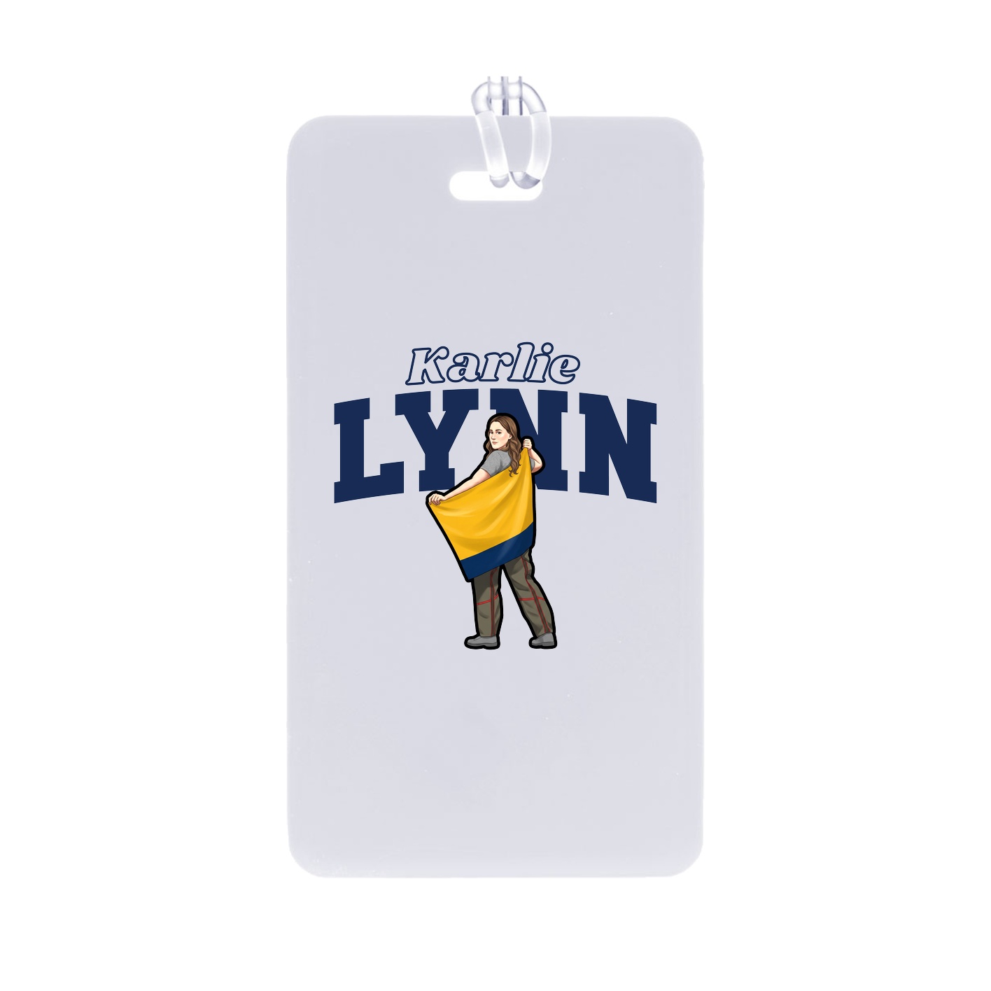 Bag Tag — Name Arch in Classic