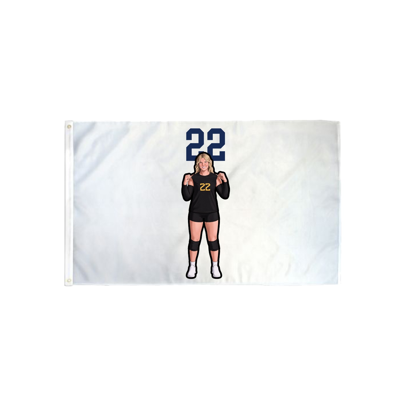 3x5 Flag — Number Top in Classic