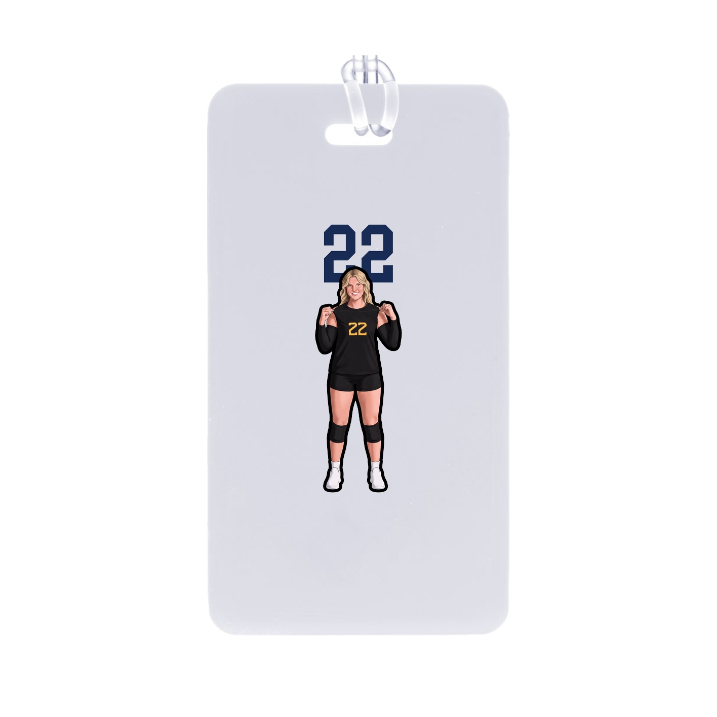 Bag Tag — Number Top in Classic