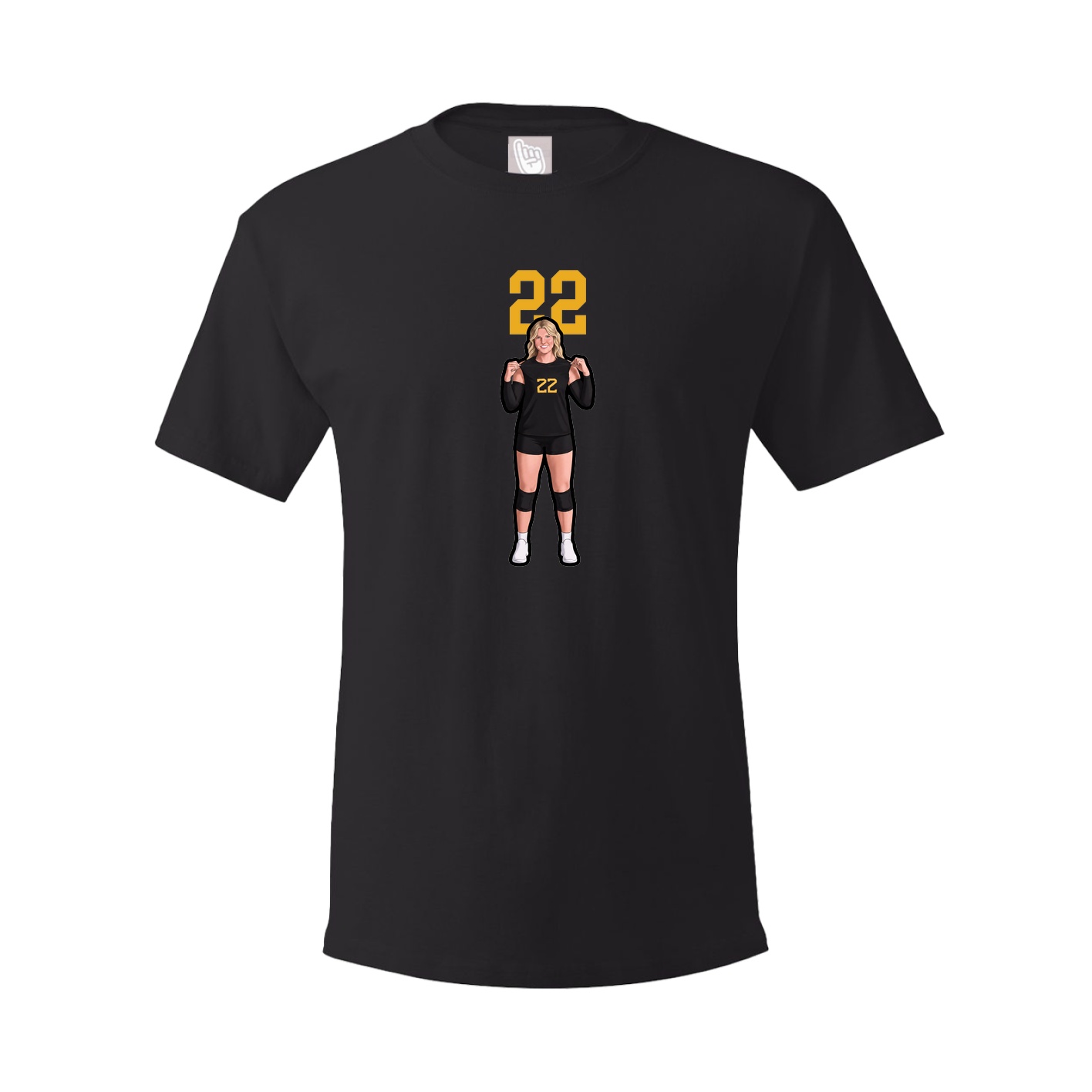 Tee — Number Top in Black