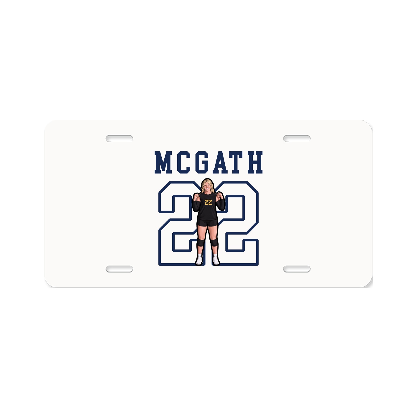 License Plate — Shirsey in Classic