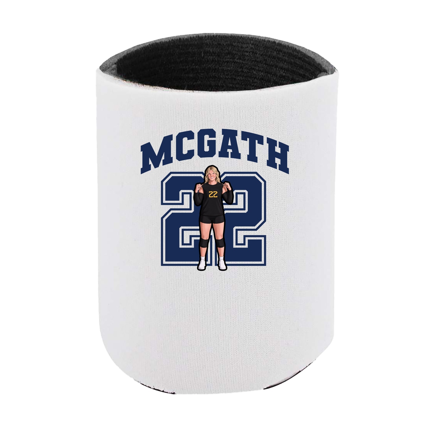 Can Holder — Number in White