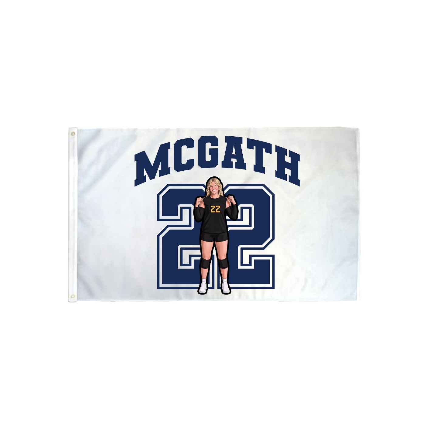 3x5 Flag — Number in Classic