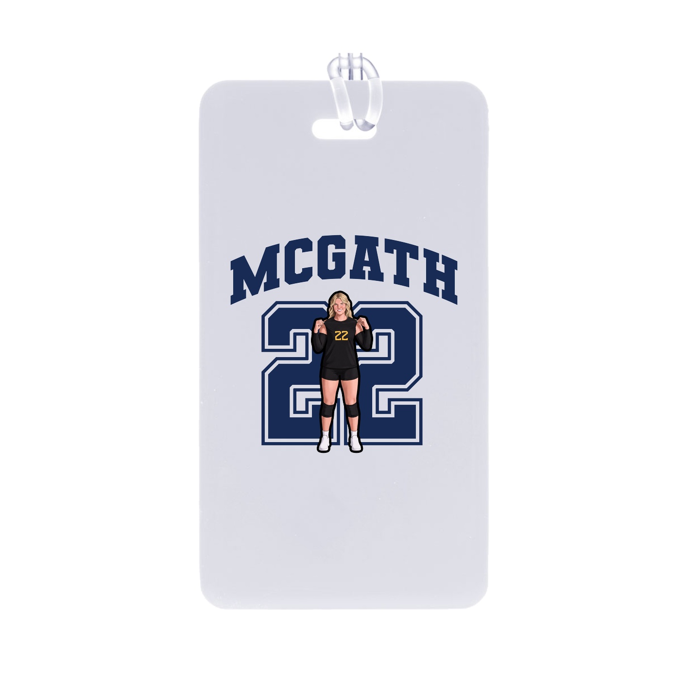 Bag Tag — Number in Classic
