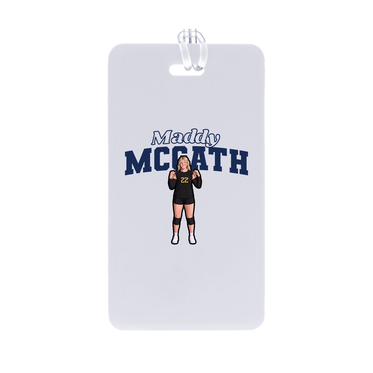 Bag Tag — Name Arch in Classic