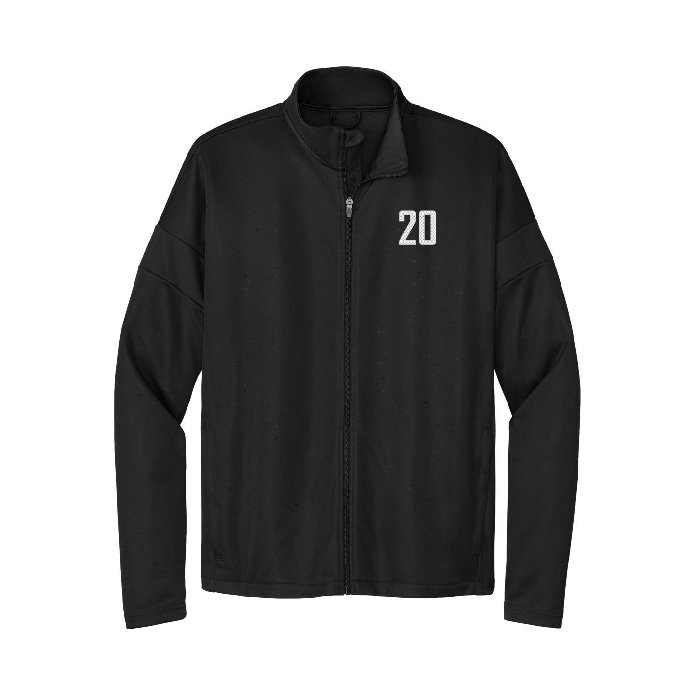 Team Travel Full-Zip Jacket — Front Shirsy in Black