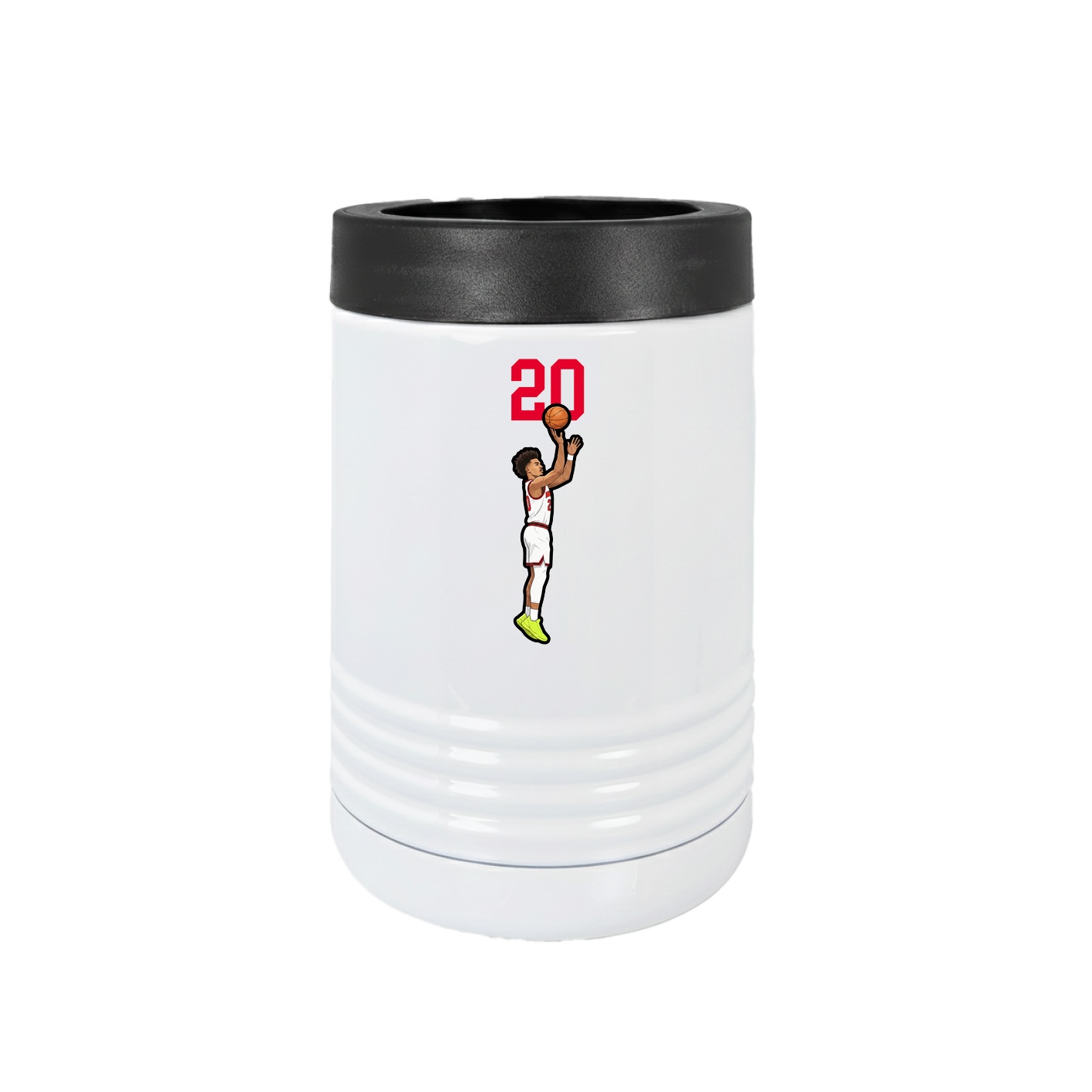 Beverage Holder — Number Top in White