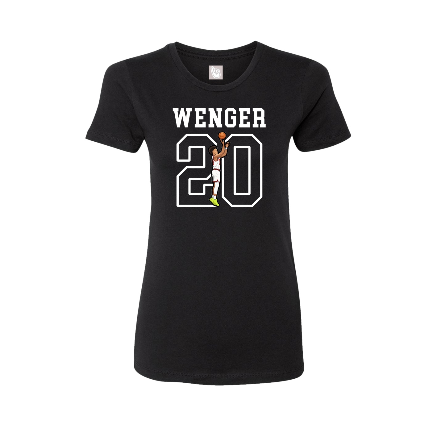 Fitted Women's Tee — Shirsey in Black