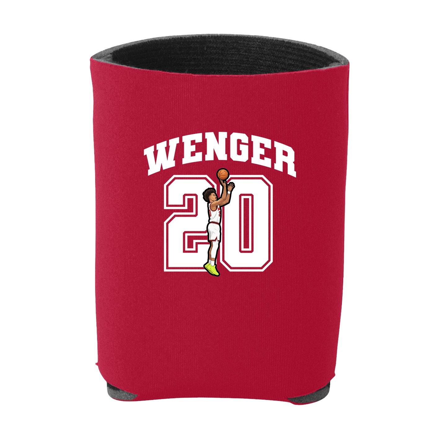 Can Holder — Number in Red