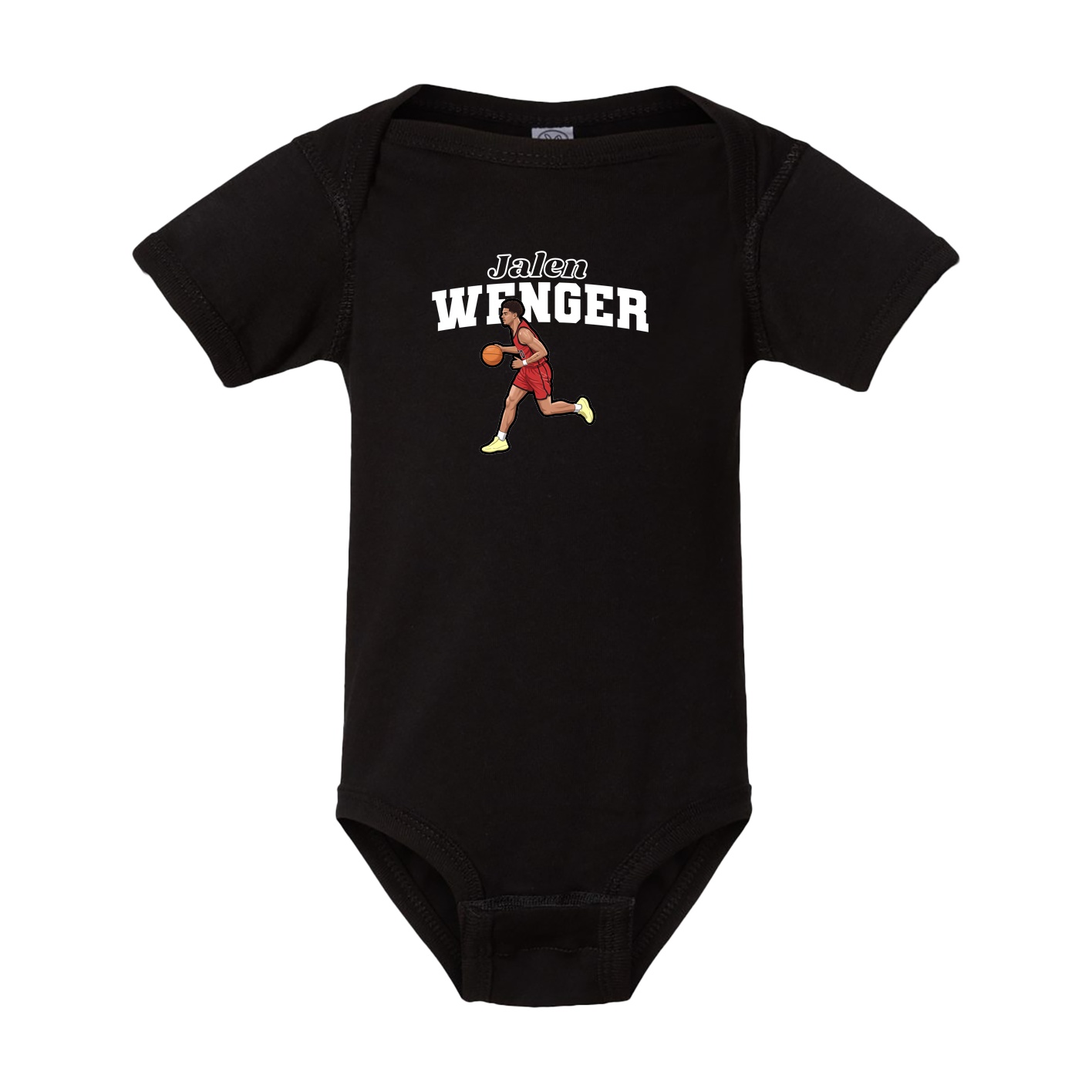 Baby Onesie — Name Arch in Black