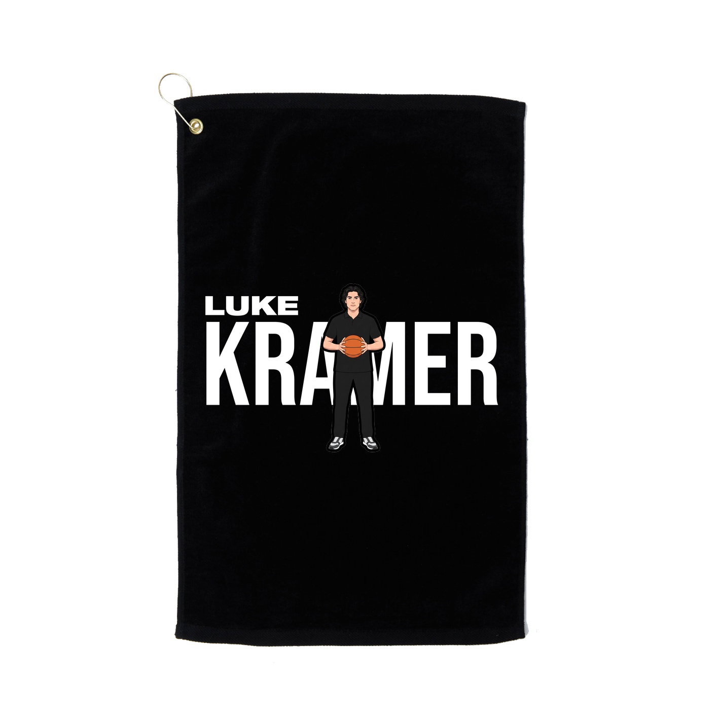 Golf Towel — Player Name in Black