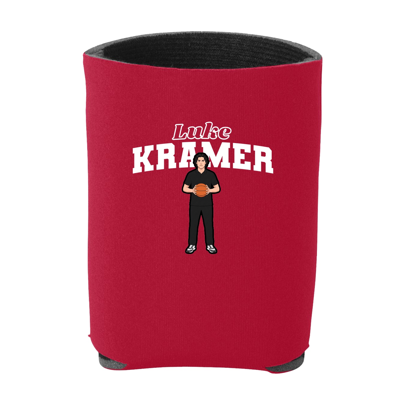 Can Holder — Name Arch in Red