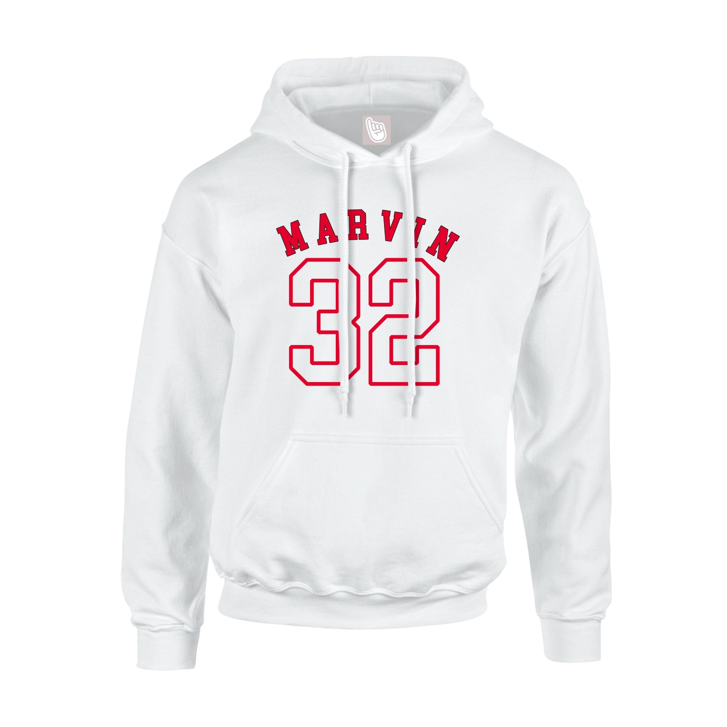 Youth Hoodie — Shirsey Arch in White