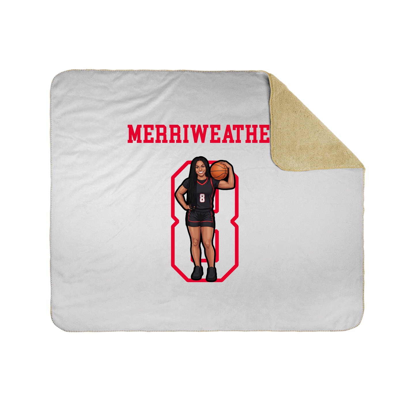 Throw Blanket — Shirsey in White