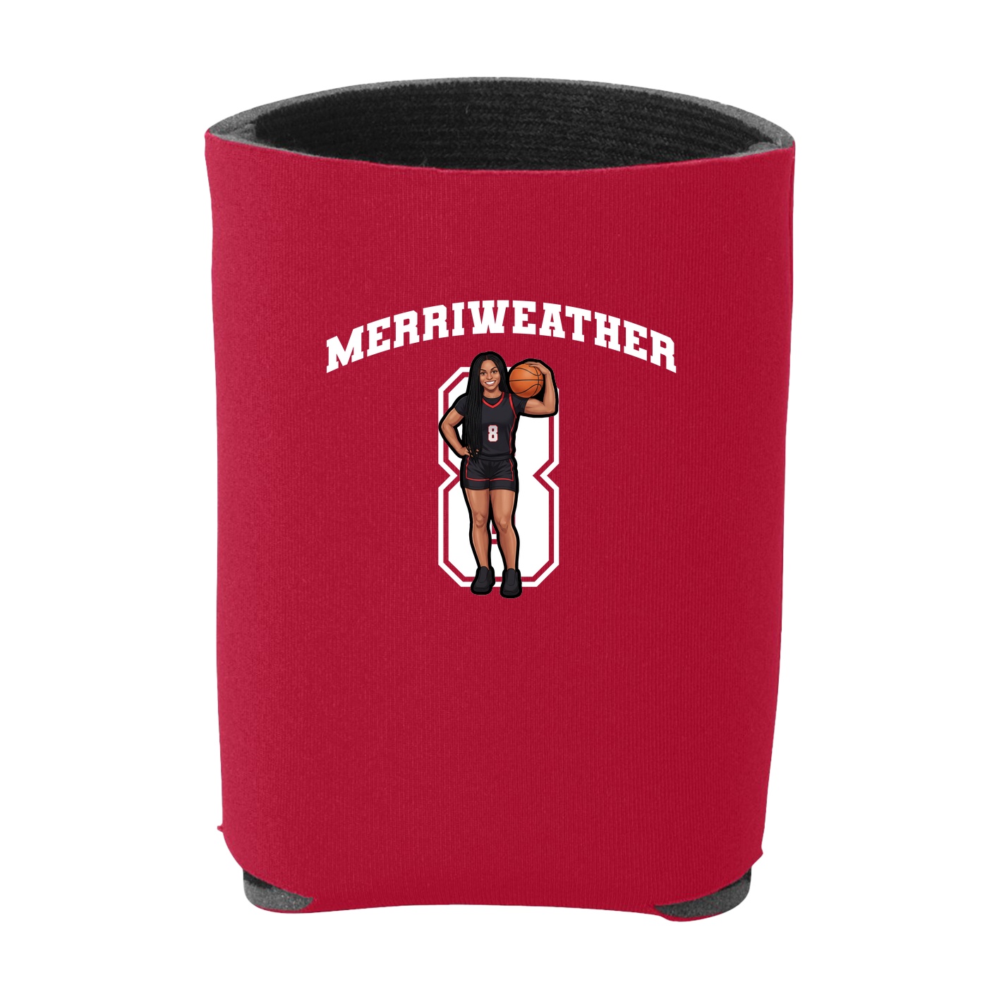 Can Holder — Number in Red