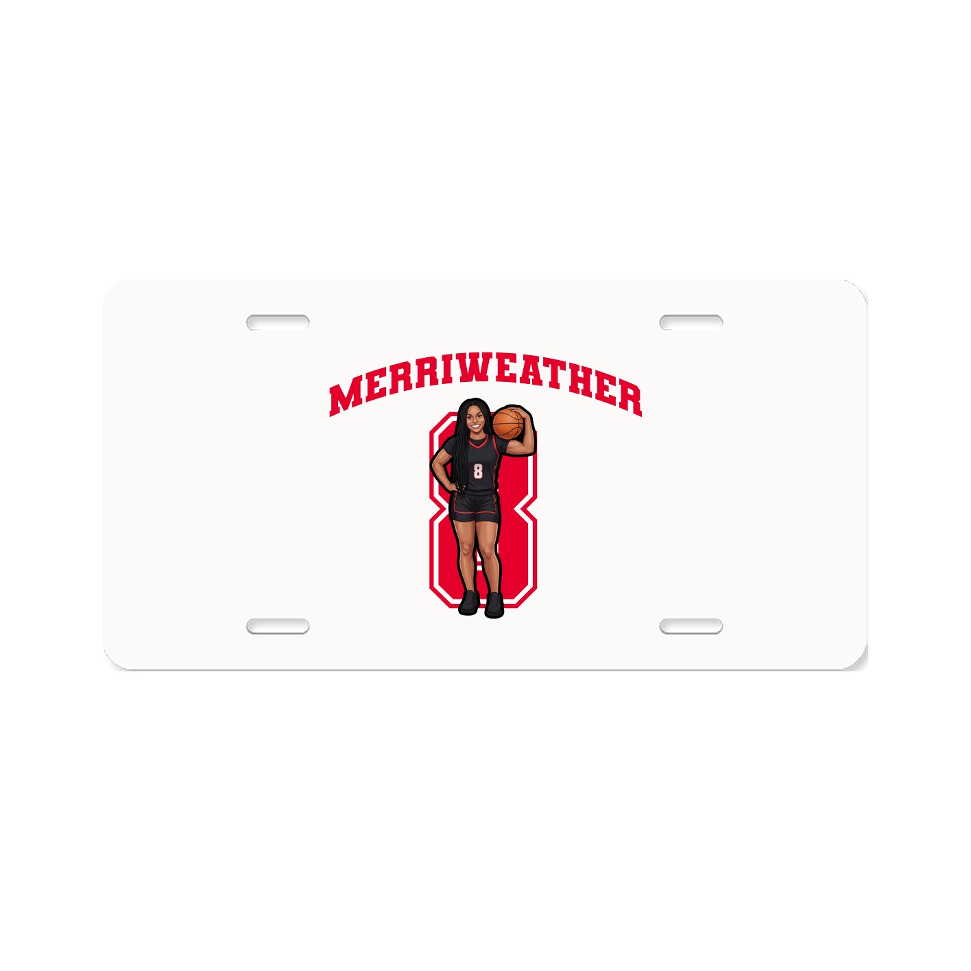 License Plate — Number in Classic