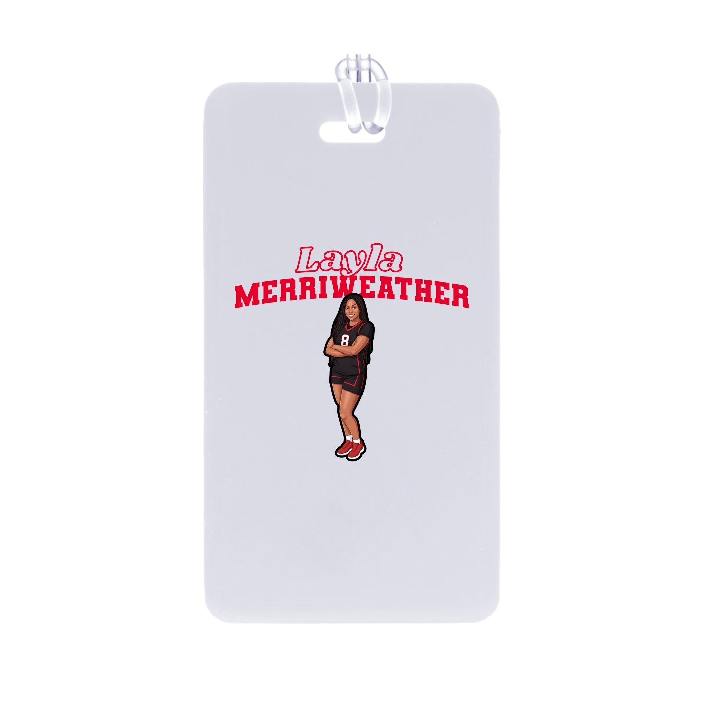Bag Tag — Name Arch in Classic