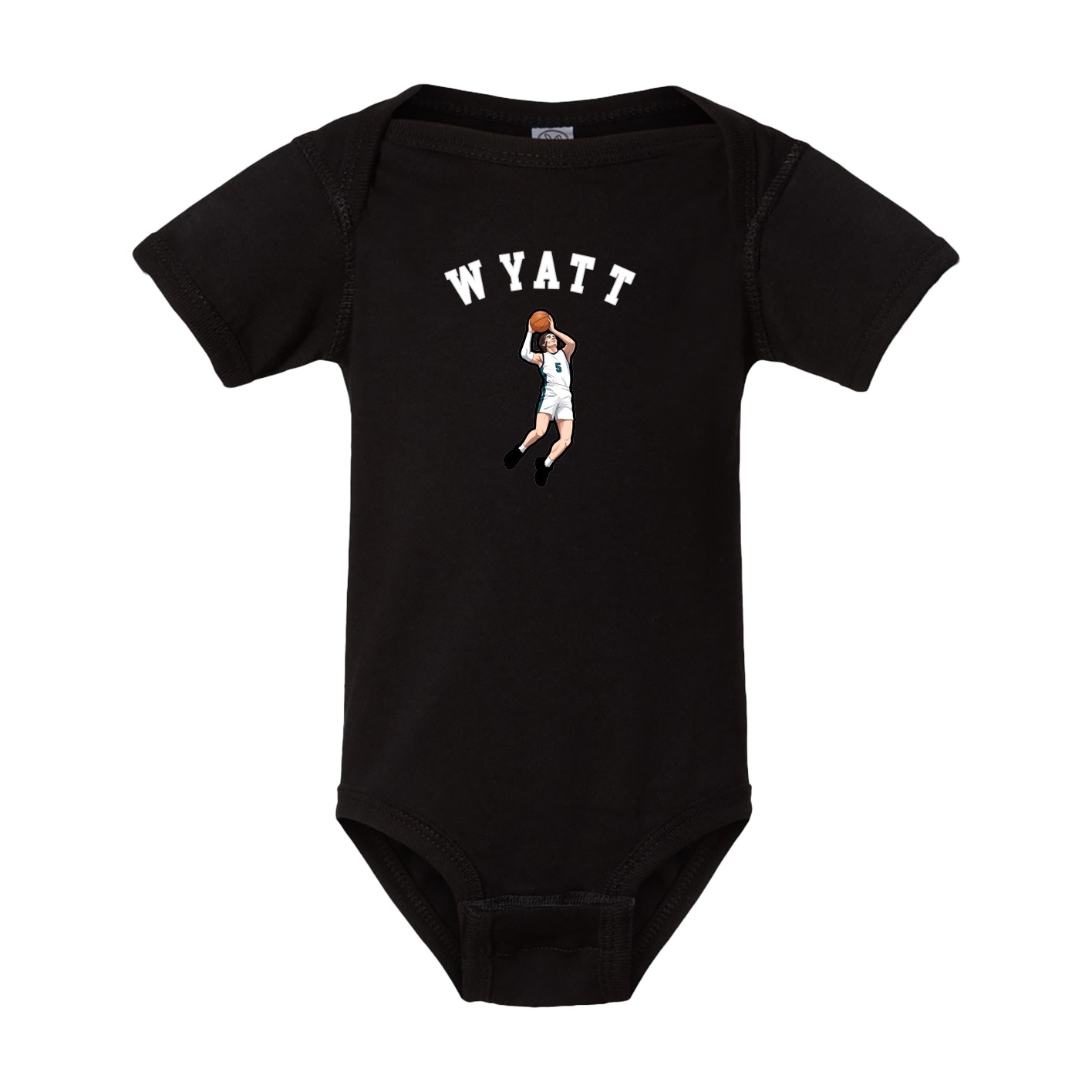 Baby Onesie — Shirsey Arch in Black