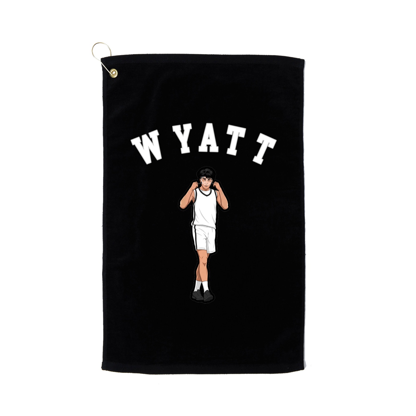 Golf Towel — Shirsey Arch in Black