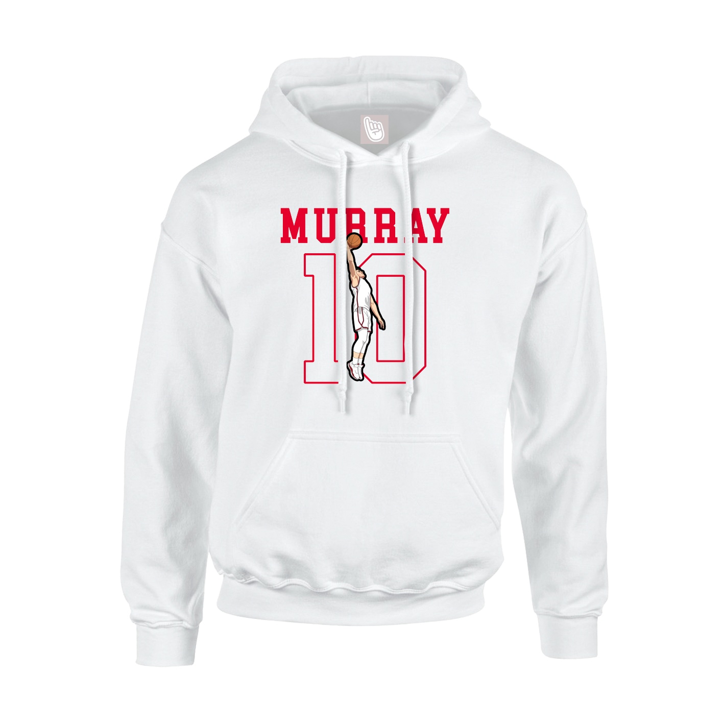 Hoodie — Shirsey in White
